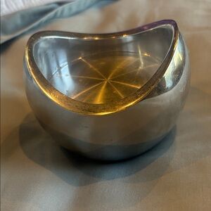 Vintage Nambe 6176 Candle Holder 3" 1998